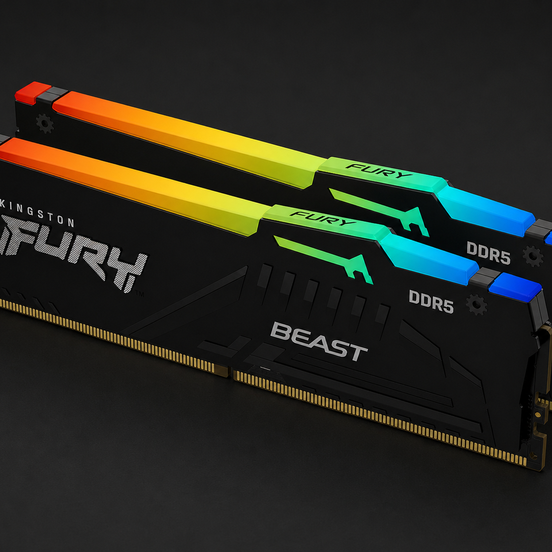 Kingston Fury Beast RGB 32GB (2x16GB) DDR5 Dual Desktop Memory Kit