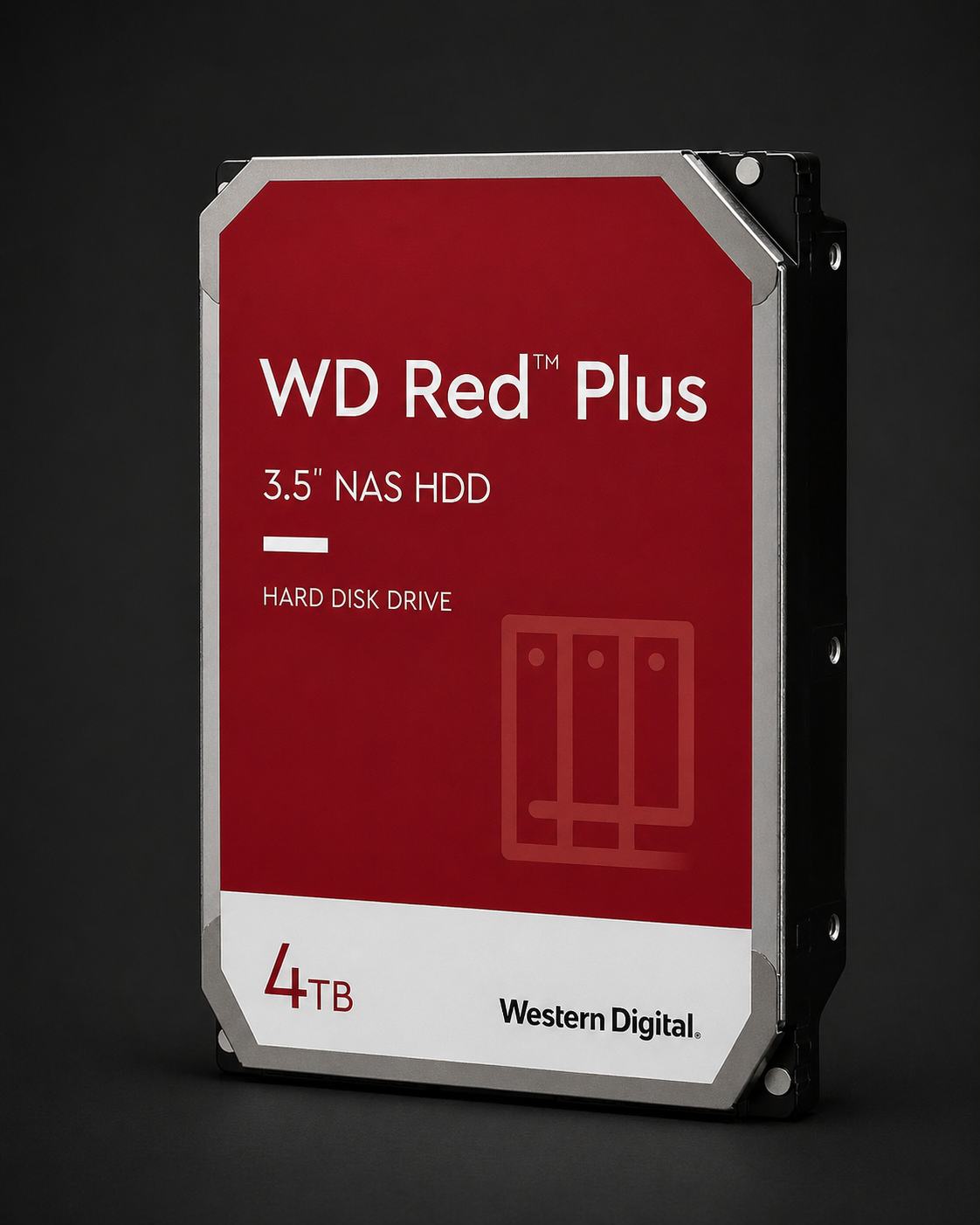 Western Digital Red Plus 4TB SATA 6Gb/s 3.5" NAS Hard Disk Drive