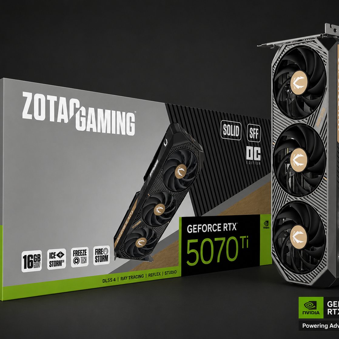 ZOTAC GAMING GeForce RTX 5070 Ti SOLID SFF OC Graphic Cards