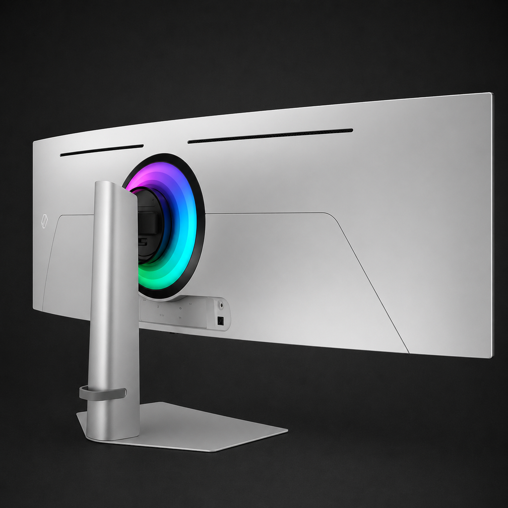 SAMSUNG Odyssey G9 G93SC Gaming Curved Monitor, 49" Dual 2K OLED Display, 240Hz Refresh Rate