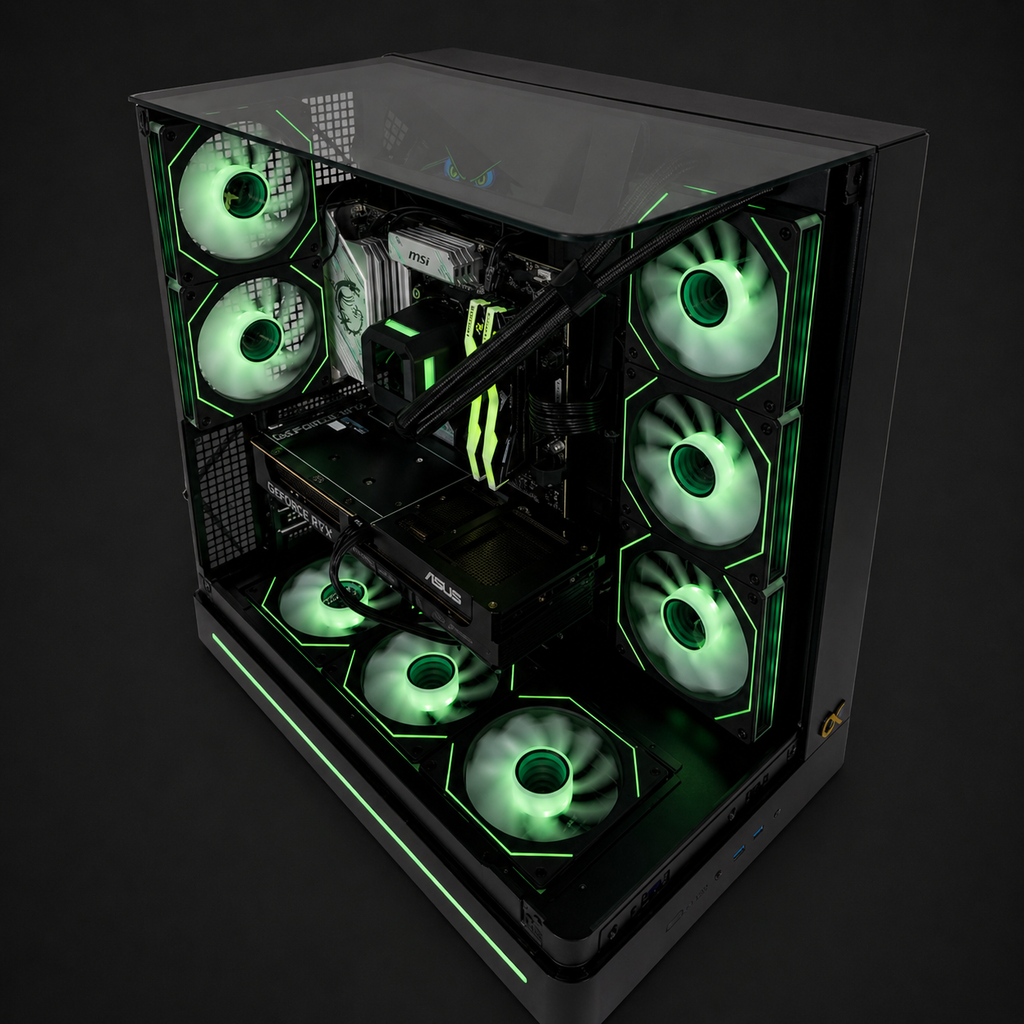 Basilisk Gaming PC (Ryzen 7 7800X3D, 32 GB DDR5 RAM, RTX 5060 Ti 16GB GPU)