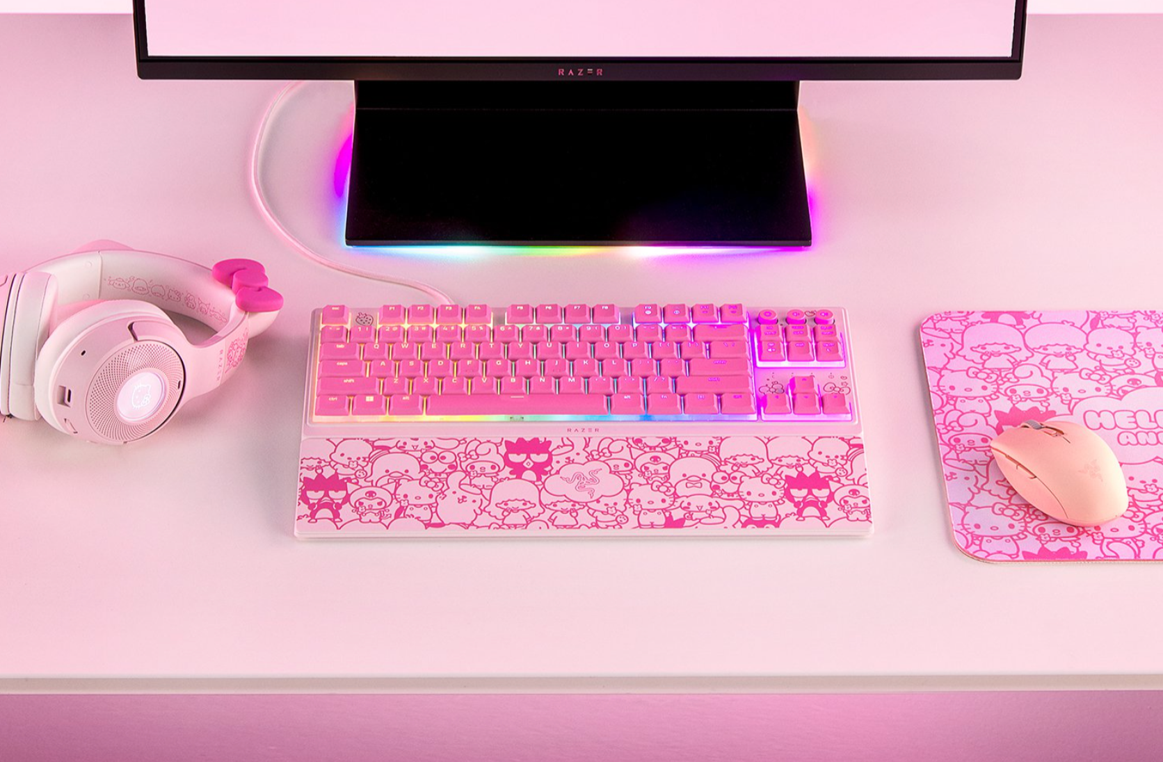 Razer Ornata V3 Tenkeyless - Hello Kitty and Friends Edition