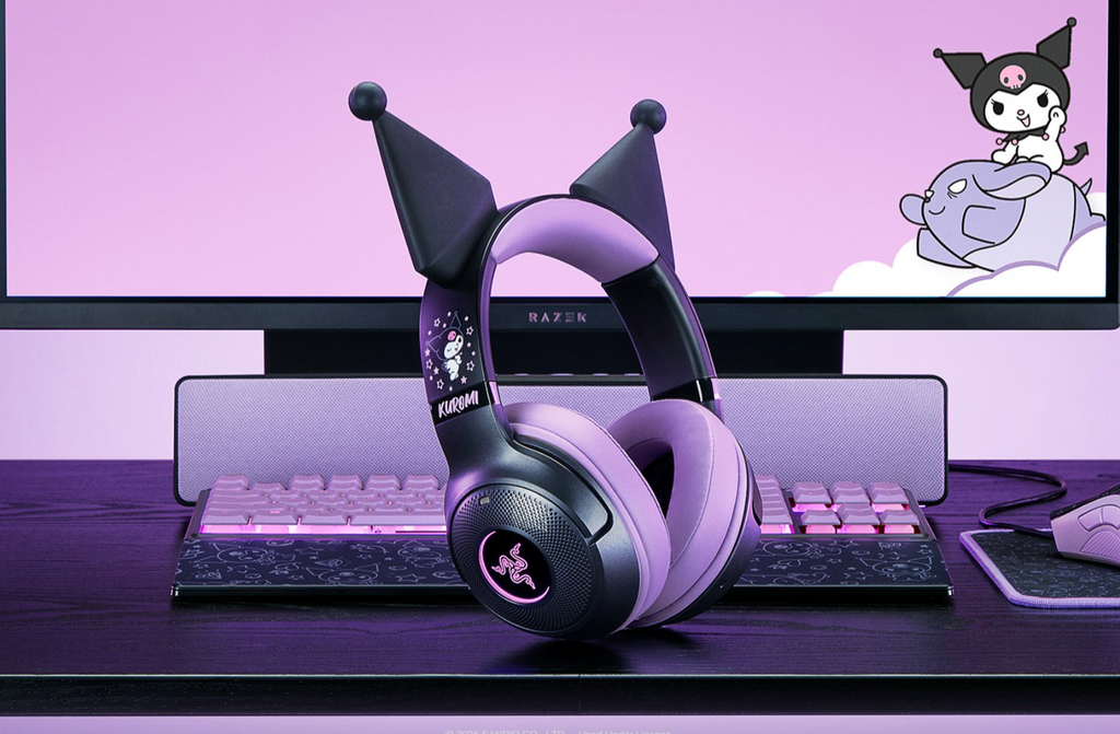 Razer Kraken Kitty V2 BT - Kuromi Edition